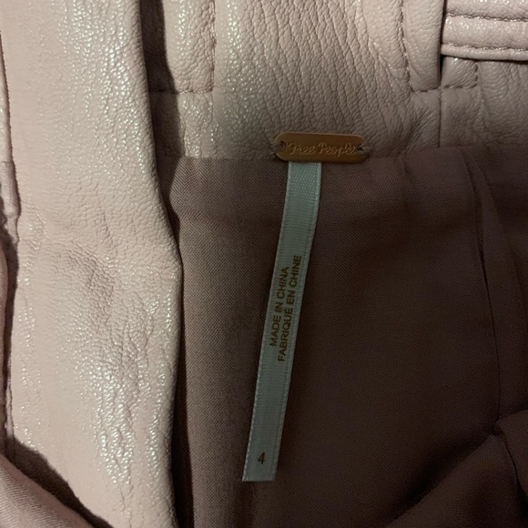 NWT Free People Mauve Payton Paperbag Mini Skirt - Picture 5 of 7
